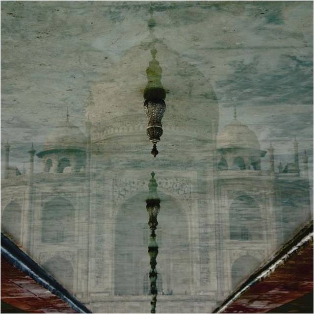 Upside-Down Reflection of Taj Mahal in a Pool of Water - Agra Uttar Pradesh India Poster Print by Nick Dale, 24 x 24 - Large