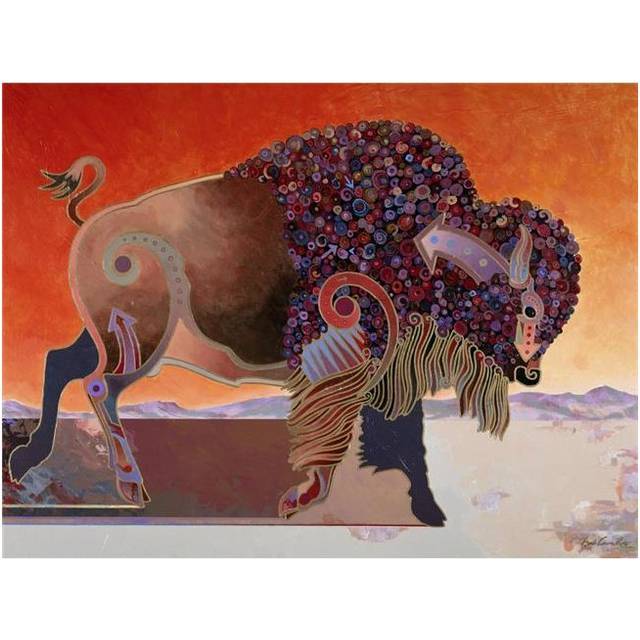 Prairie Prince Poster Print by Bob Coonts - 10 x 8 in.