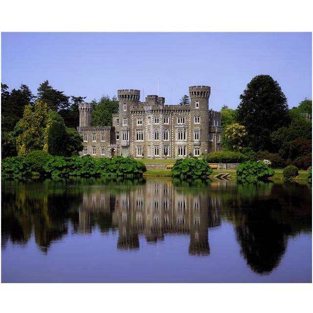 Johnstown Castle Co Wexford Ireland 19th Century Gothic Revival Poster Print by The Irish Image Collection, 17 x 13