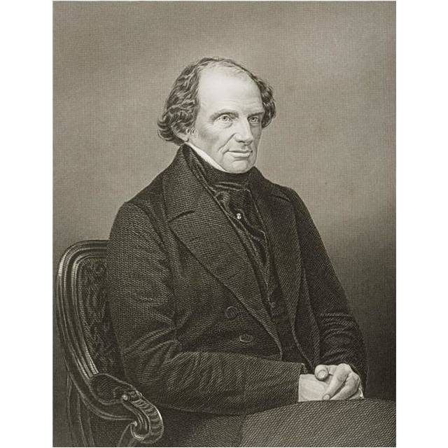 Lord John Russell 1stearl Russell Prime Minister of Englandengraved by Dj Pound From A Photograph by Mayall From Poster Print, 12 x 16