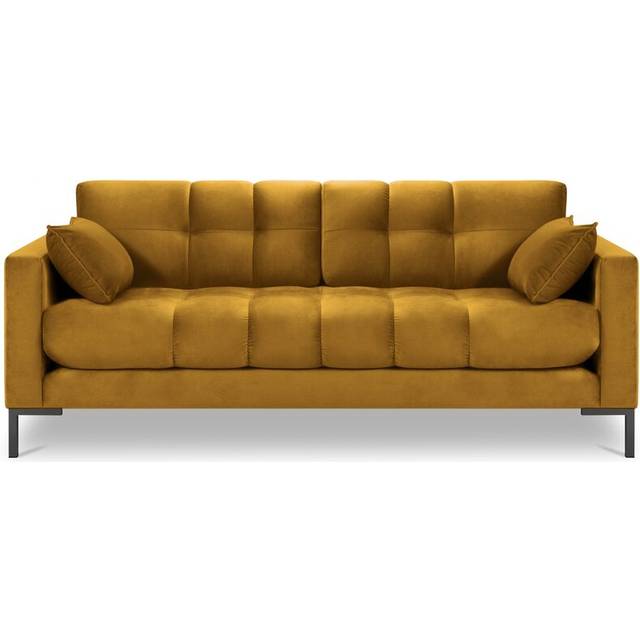 Adoraim 177Cm Square Arm Sofa - Black (75cm H X 177cm W X 92cm D)