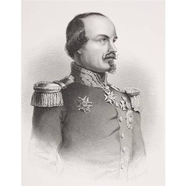 Francois Certain Canrobert 1809 - 1895 Marshal of France From The Book Gallery Poster Print, 12 x 16