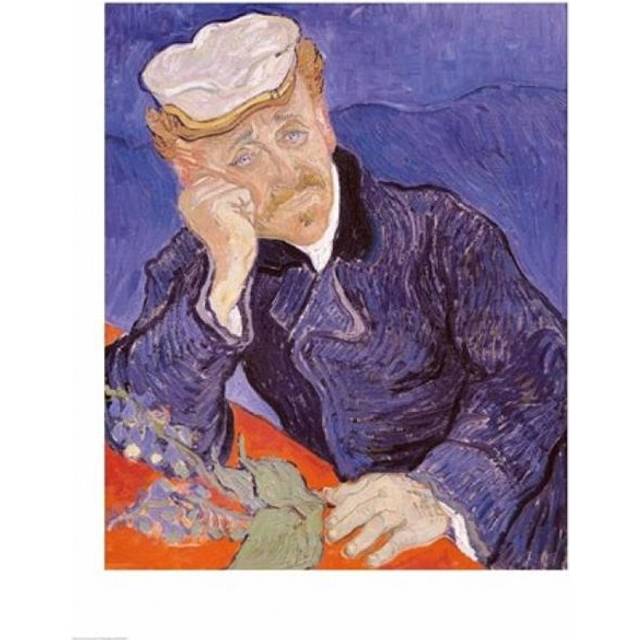 Dr. Paul Gachet 1890 Poster Print by Vincent Van Gogh - 18 x 24 in.