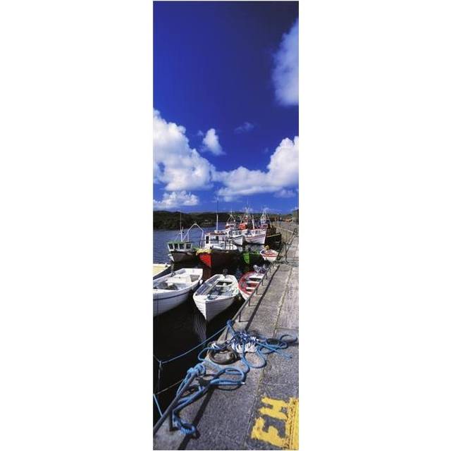Bunbeg Donegal Ireland - Harbour of A Townland Poster Print by The Irish Image Collection, 14 x 44 - Large