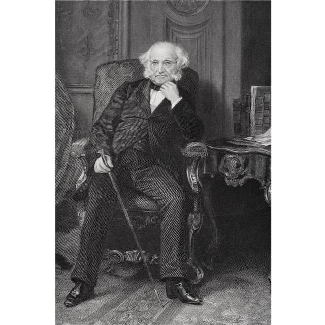 Martin Van Buren 1782 To 1862 8th President of The United States 1837To 1841 & A Founder of The Democratic Party Fro Poster Print, Large - 22 x 34