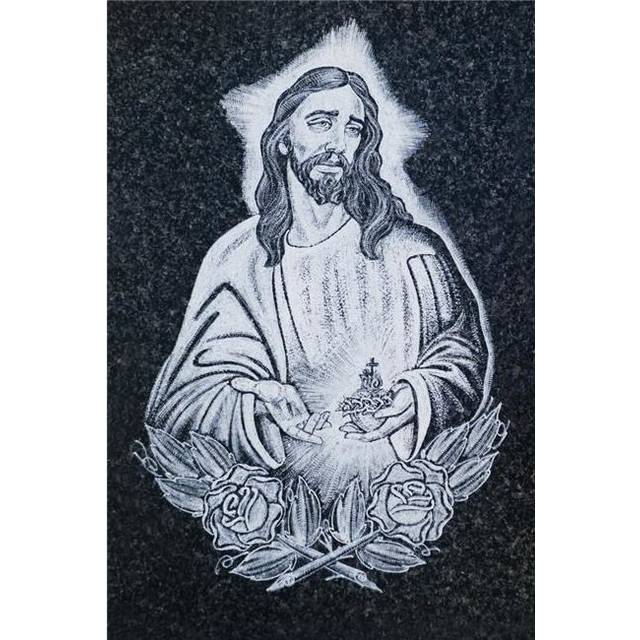 Religious Icons in Spanish Cemetery Poster Print, Large - 22 x 34