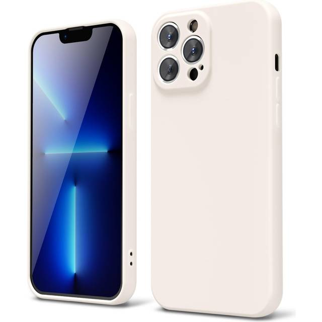 oakxco for iPhone 13 Pro Max Phone Case Liquid Silicone  Cute Thin Slim Soft Rubber TPU Plain Smooth Gel Cover for Women Girl Aesthetic Design  Matte