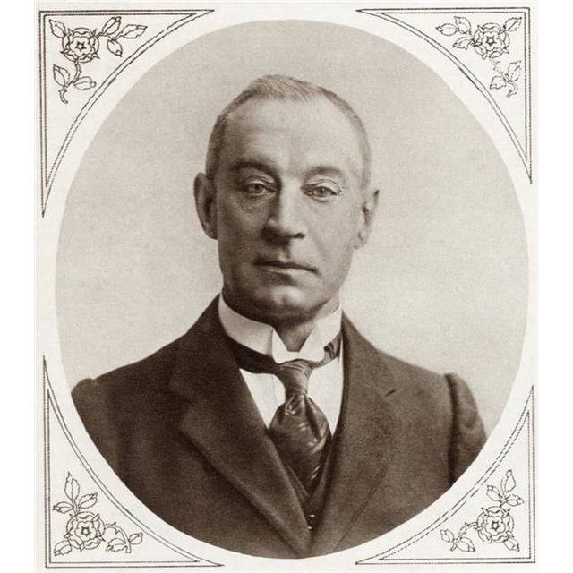 Sir Henry Bradwardine Jackson 1855 to 1929. Admiral In the British Navy. From the Illustrated War News 1915. Poster Print, 13 x 15