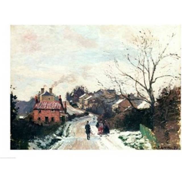 Fox Hill Upper Norwood 1870 Poster Print by Camille Pissarro - 24 x 18 in.