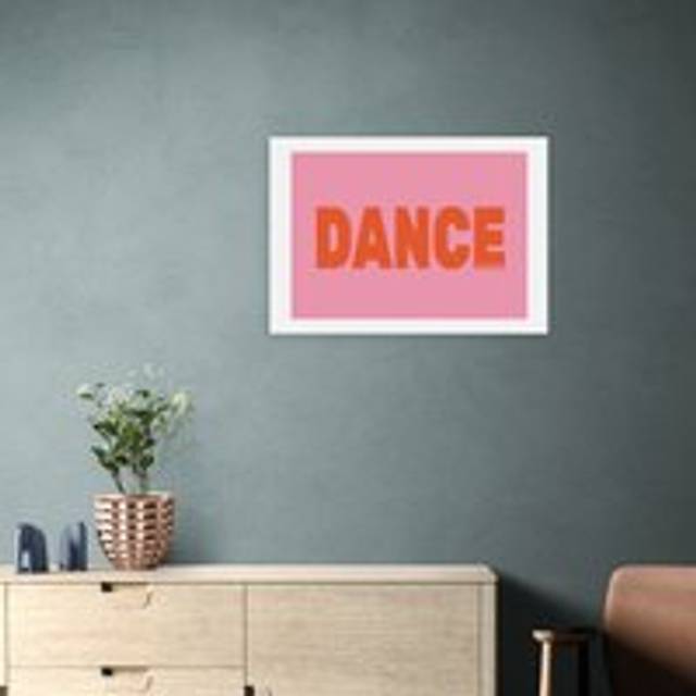 East End Prints Dance Framed Print - Pink