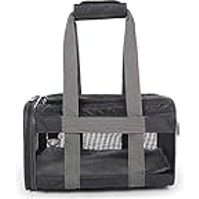 Sherpa Original Deluxe Travel Pet Carrier  Airline Approved & Guaranteed On Board - Charcoal Gray  Small