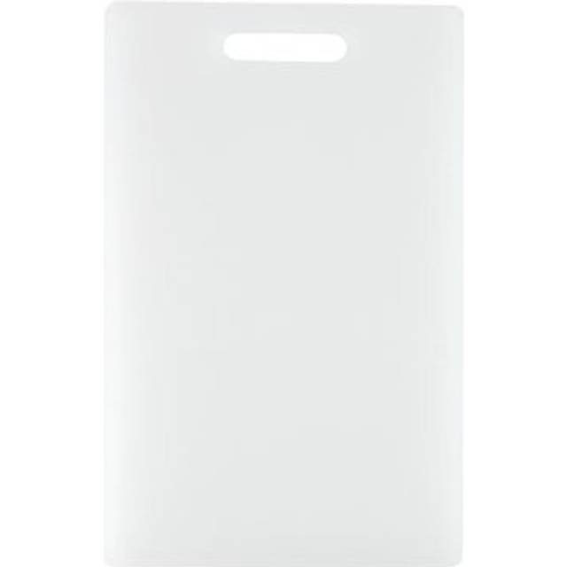 Dexas NSF Polysafe Cutting Board with Handle, 9.5 by 15 inches, White