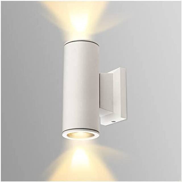 Outdoor Wall Lights Mains Powered, IP65 Up Down Outside Lights Exterior Wall Sconce, Aluminum Indoor Wall Lights Max 35W GU10 Wall Light for Front