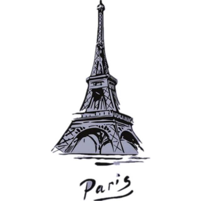 Eiffel Tower Paris Home Decor Wall Sticker Paper Art viny removable