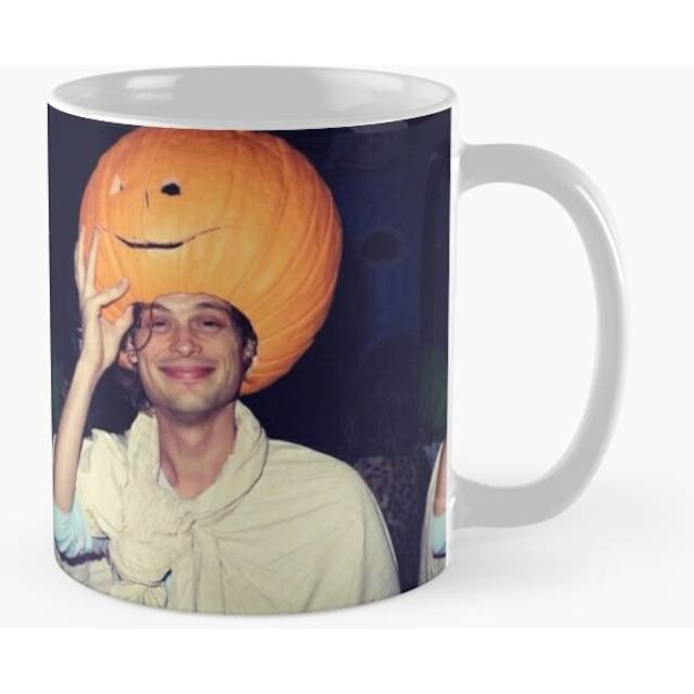 Mugs 11oz Matthew Gray Gubler Pumpkin Head Coffee Ceramic Mug Funny Anniversary Novelty Christmas Gift