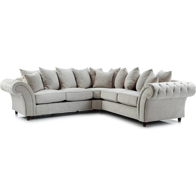Thorpe Corner Sofa - Stone (90cm H X 271cm W X 271cm D)