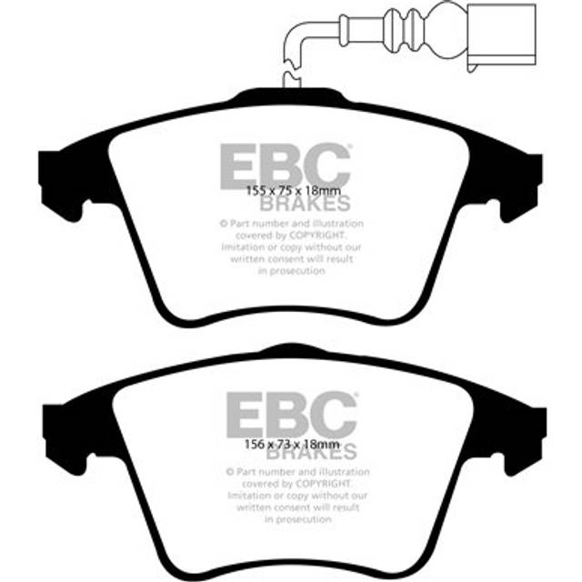 EBC Brakes Greenstuff Performance Brake Pads - Front Pad Set - ATE Calipers