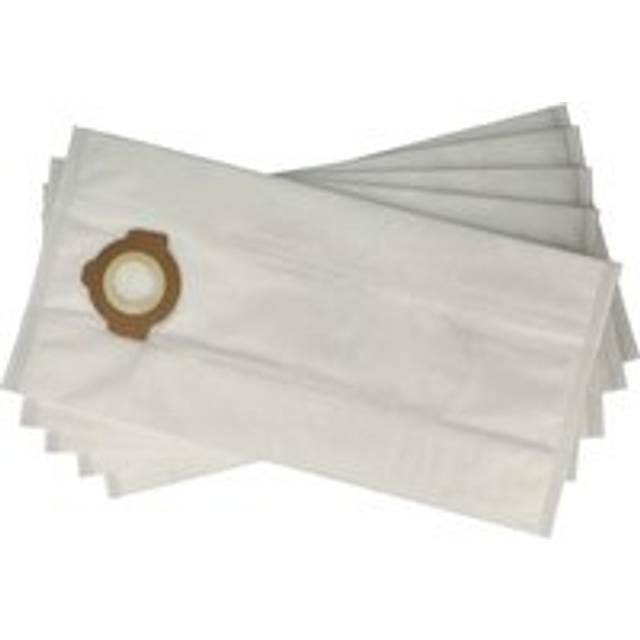 5x Vacuum Cleaner Bag compatible with Milwaukee M12 fvcl, M18 fpovcl Vacuum Cleaner, Microfleece, 40 cm x 19.5 cm, White - Vhbw