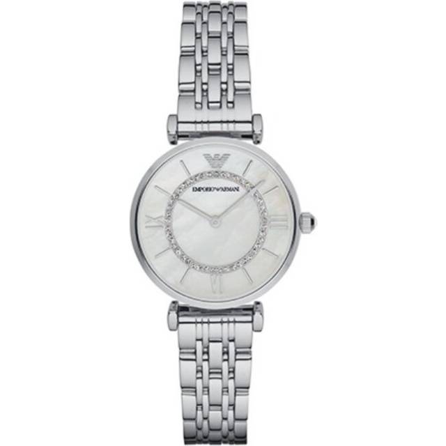 Empoirc Armanni Ferris Wheel quartz watch AR1908 shell white - Silver