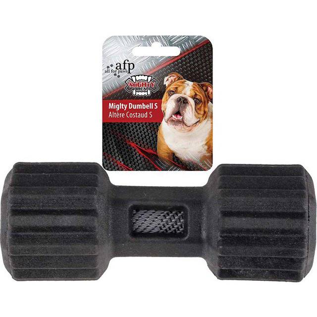 Hundleksak Mighty Rex Dumbell Svart M 17.5x7.5x7.5cm