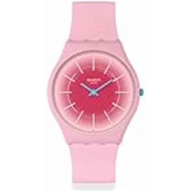 Swatch Radiantly Pink Women’s Quartz Pink Dial Unisex Watch SS08P110