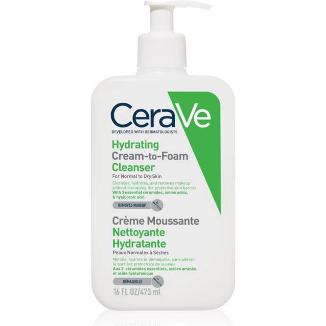 CeraVe Cream-to-Foam Cleanser with Amino Acids Normal - Dry Skin 473ml - 0.47l