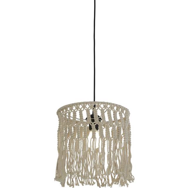 Searchlight Bahama hänglampa, vit, rep, Ø 31,5 cm, E27