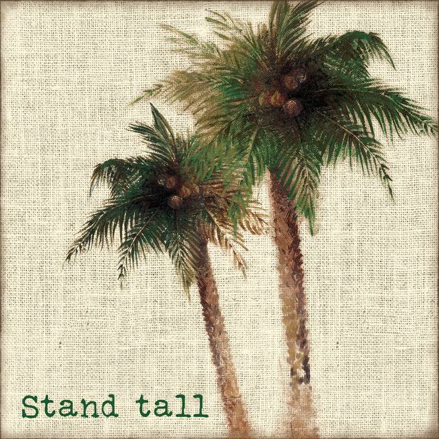 Stand Tall Palmtrees - Wrapped Canvas Painting (76cm H x 76cm W x 3.8cm D)