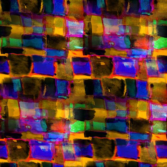 Abstract Vintage - Wrapped Canvas Art Prints (30cm H x 30cm W x 3.8cm D)