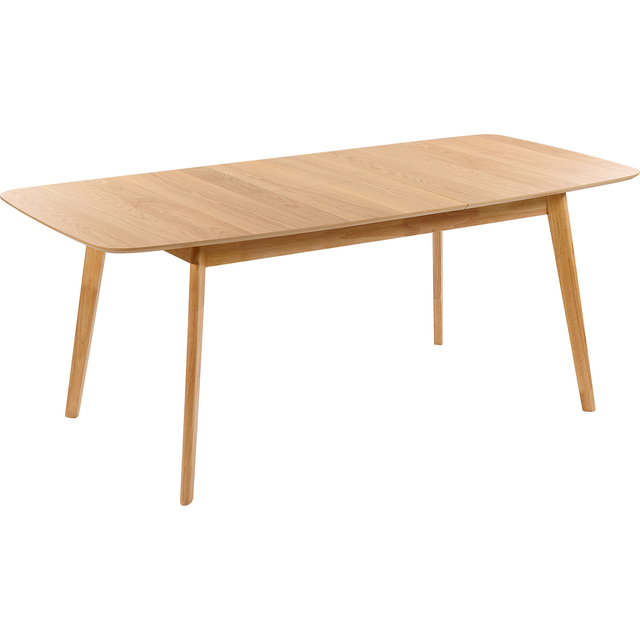 Beliani Extending Dining Table Madox Light Oak 150/190 Cm 90 Cm, Brown