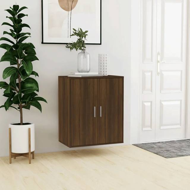 Shoe Cabinet 60x35x70 cm Engineered Wood - Brown Oak (10)