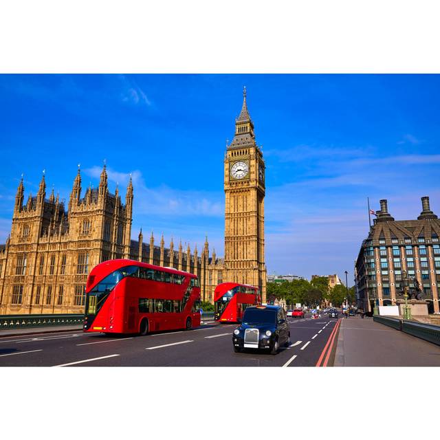 Big Ben Clock Tower by Lunamarina - Wrapped Canvas Photograph (20cm H x 30cm W)