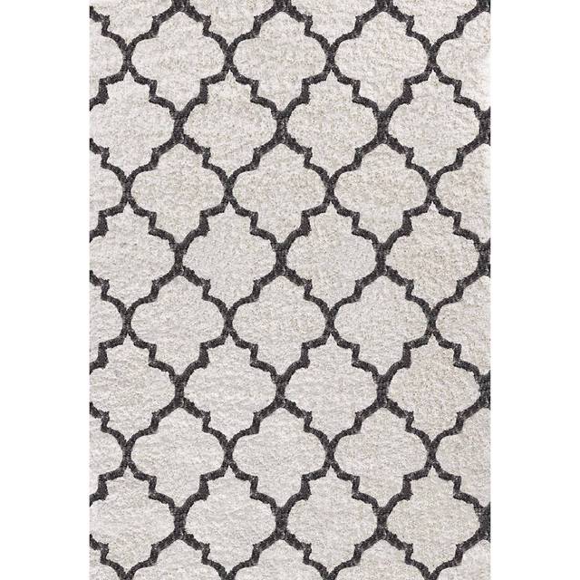 Babsy Shaggy Dark Cream Indoor/Outdoor Rug - DARK CREAM (Rectangle 80 x 150cm)