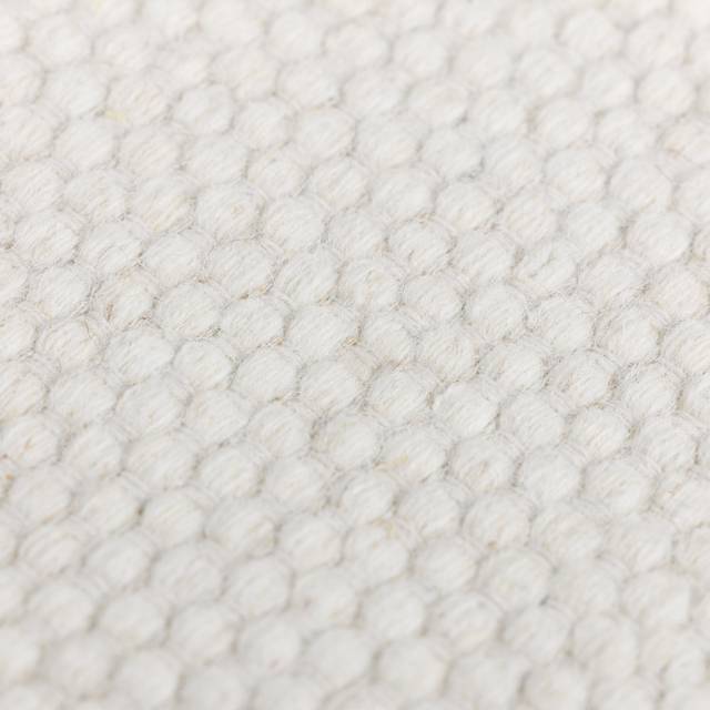Hand Woven Hand Knotted Area Rug - Ivory;Cream (Square 200cm)