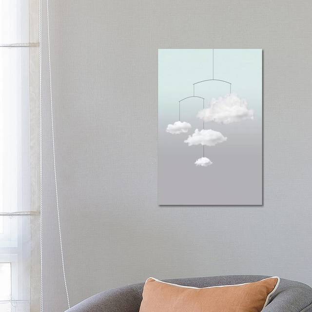 Cloud Mobile by Amy & Kurt Berlin - Wrapped Canvas Graphic Art (66.04 cm H x 45.72 cm W x 3.175 cm D)