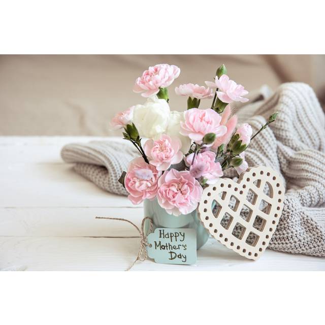 Fresh Flowers for Mother&#39;s Day. by Puhimec - Wrapped Canvas Photograph (51cm H x 76cm W)