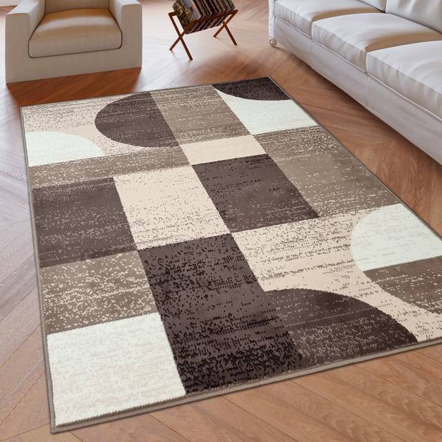 Taupe Area Rug - Beige (Rectangle 120 x 170cm)
