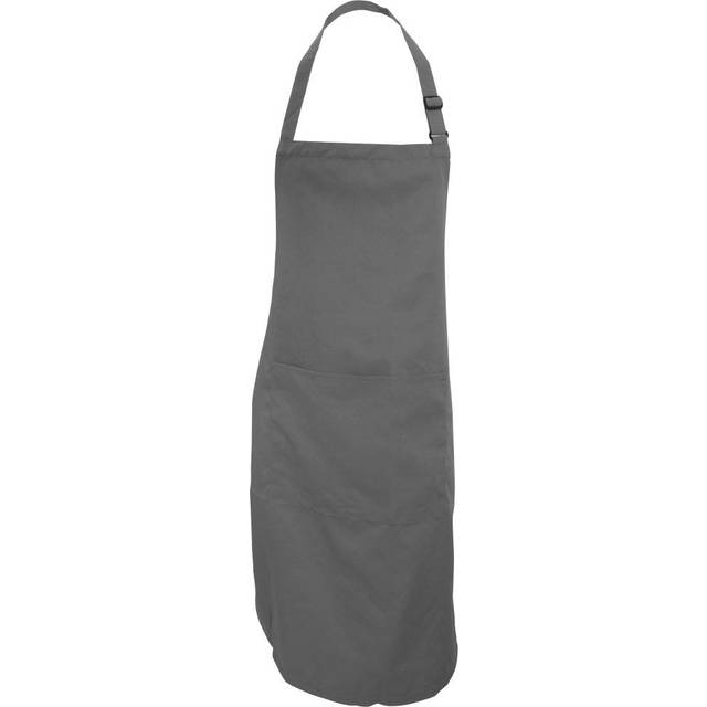 (One Size, Griffin Grey) Dennys Adults Unisex Catering Bib Apron With Pocket