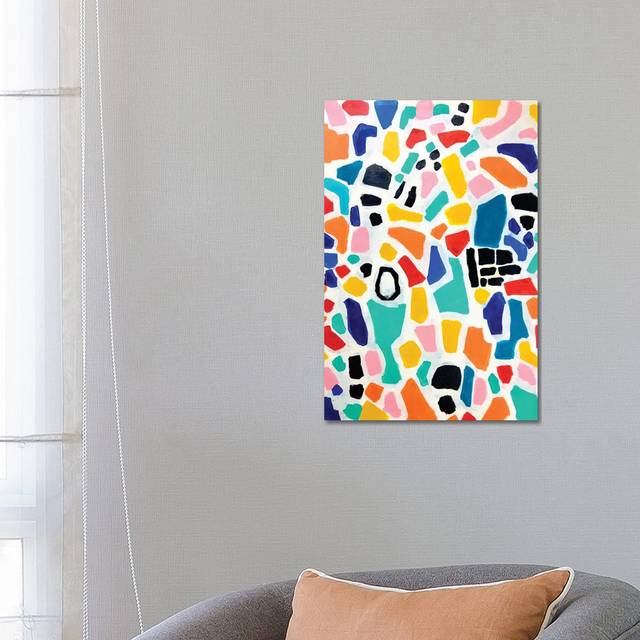 Rainbow Mosaic by EnShape - Wrapped Canvas Painting (66.04 cm H x 45.72 cm W x 1.91 cm D)