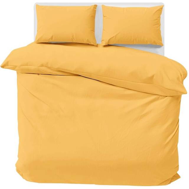 (Ochre Duvet Cover, King) Reversible Duvet Cover Quilt Covers Bedding Sets