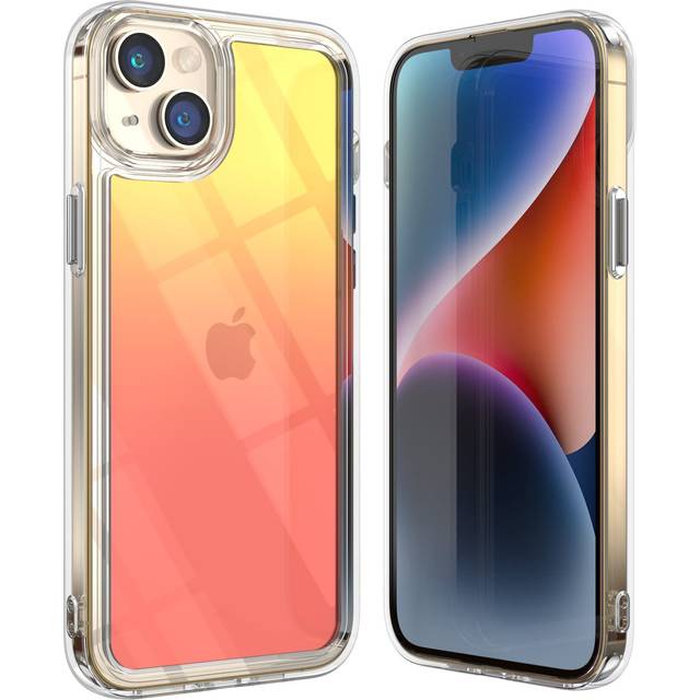 MYBAT PRO Clear Bicolor Case for iPhone 14 Plus Case 6.7 inch  Slim St