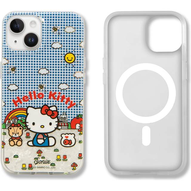 Sonix Case for iPhone 15  14  13 | Compatible with MagSafe | 10ft Drop Tested | Good Morning Hello Kitty