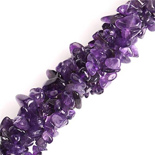 68mm Amethyst Beads Natural Stone Gravel Gemstone Chips Beads for Jewelry Making 34 JOE FOREMAN