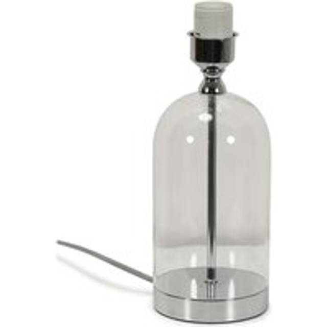 Jessy Glass Silver Table Lamp Base - One Size