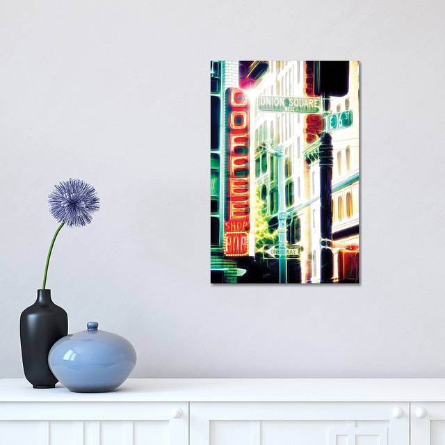 Coffee Shop by - Wrapped Canvas Graphic Art (45.72cm H x 30.48cm W x 1.91cm D)