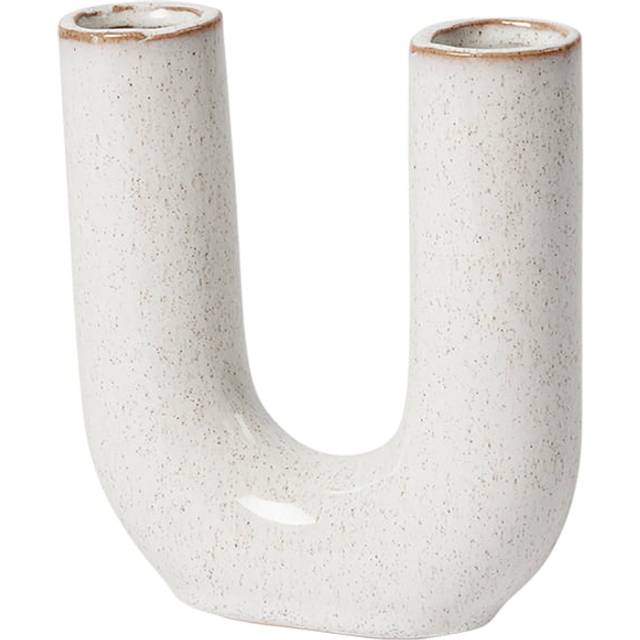 Broste Copenhagen Hector vase U Ø16 cm Rainy day grey
