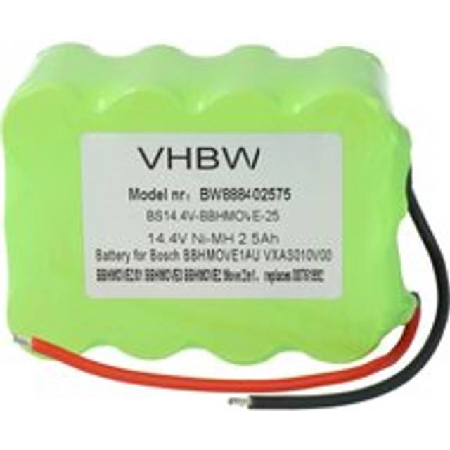 Replacement Battery compatible with Hoover HH5010WD HandiVac Vacuum Cleaner (2500mAh, 14.4 v, NiMH) - Vhbw