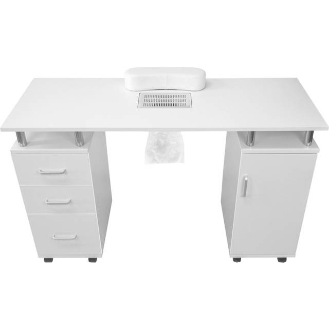 Professional manicure table nail technician beauty salon station storage desk