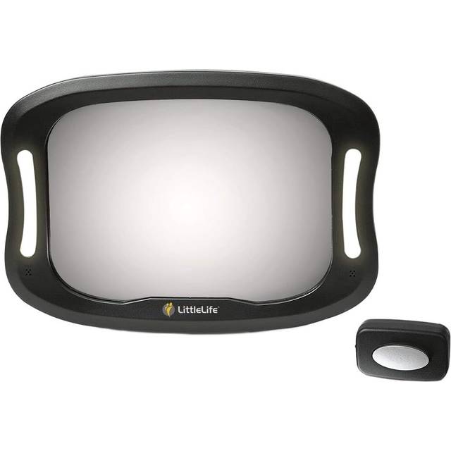 LittleLife Light-Up Car Mirror - GREY