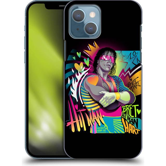 WWE Bret Hart Neon Art Phone Case - iPhone